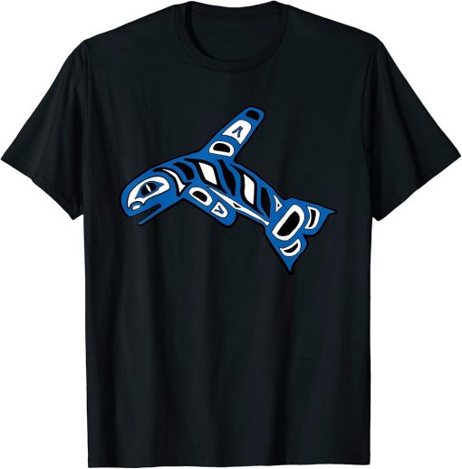 Pacific Northwest Killer Whale Orca Native American Indian T-Shirt