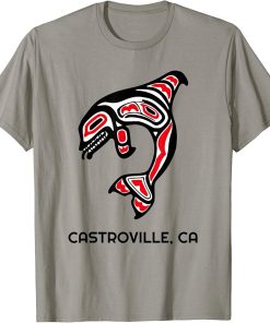 Castroville, CA Native American Orca Killer Whale T-Shirt