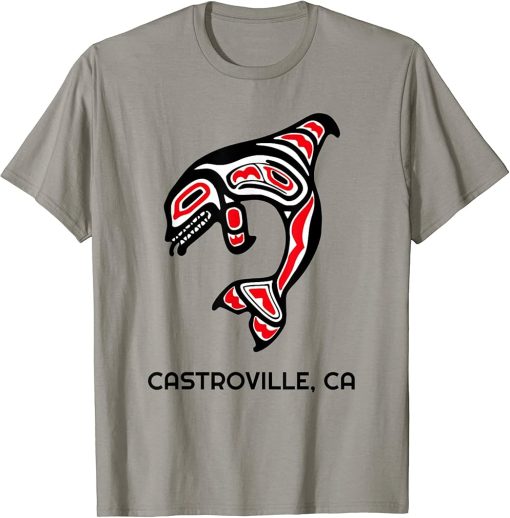 Castroville, CA Native American Orca Killer Whale T-Shirt